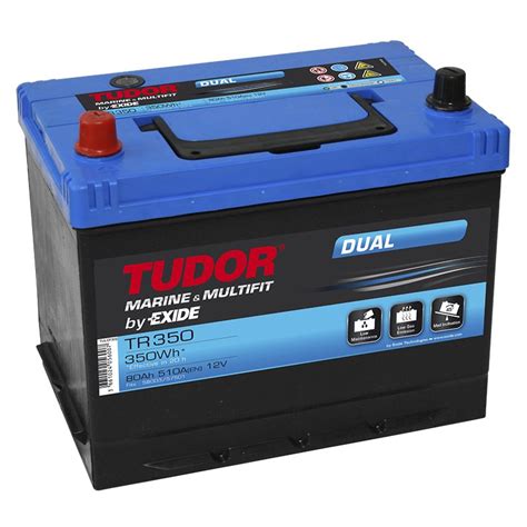 tudor 80 ah|Leisure Battery TR350 TUDOR EXIDE DUAL 80Ah 350Wh .